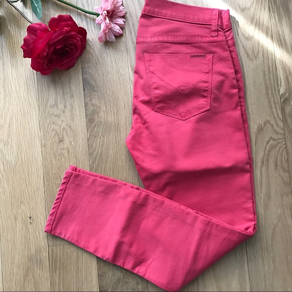 Hudson red cropped jean pant - Picture 2 of 11